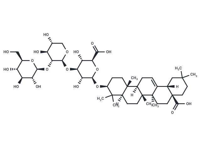 Oleanolic acid-3-O-glucosyl(1-2)xylyl(1-3)glucosiduronic acid