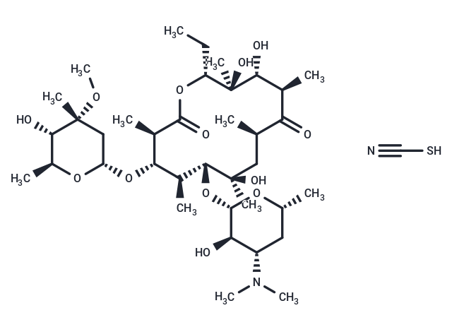 Erythromycin thiocyanate