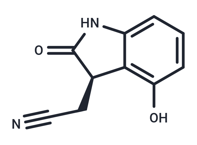 2-(4-Hydroxy-2-oxoindolin-3-yl)acetonitrile