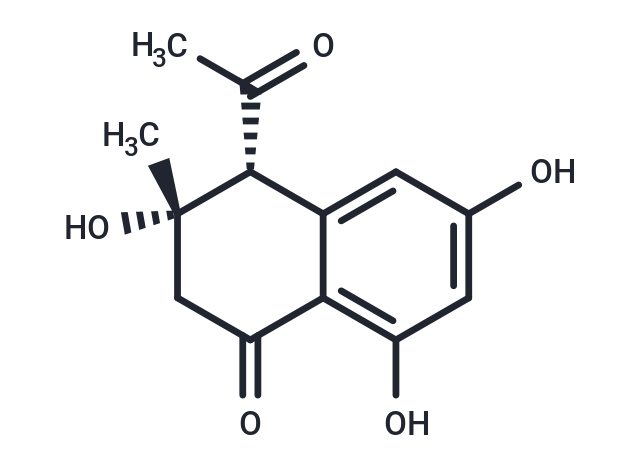 4-(cis)-Acetyl-3,6,8-trihydroxy-3-methyldihydronaphthalenone