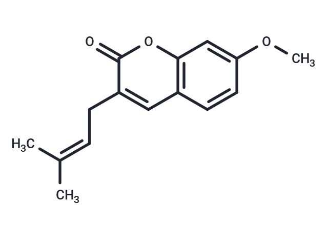 7-Methoxy-3-(3-methyl-2-buten-1-yl)-2H-1-benzopyran-2-one