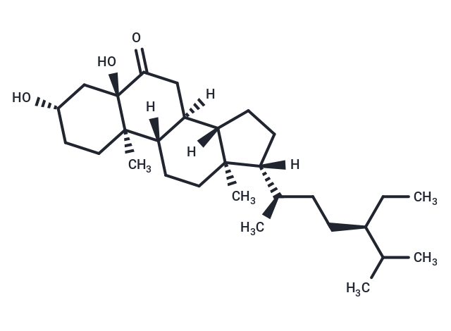 3β,5α-Dihydroxystigmastan-6-one