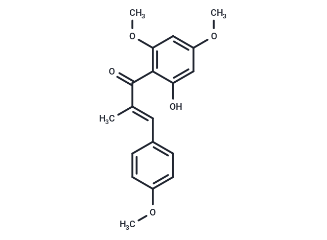 (E)-1-(2′-hydroxy-4′,6′-dimethoxyphenyl)-2-methyl-3-(4-methoxyphenyl) prop-2-en-1-one
