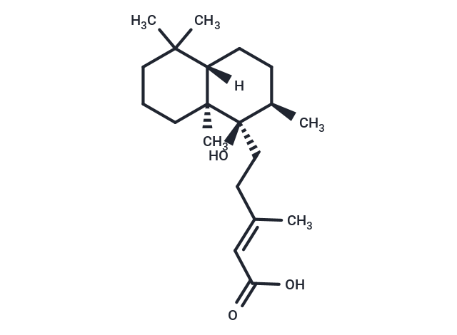 9-Hydroxy-13E-labden-15-oic acid