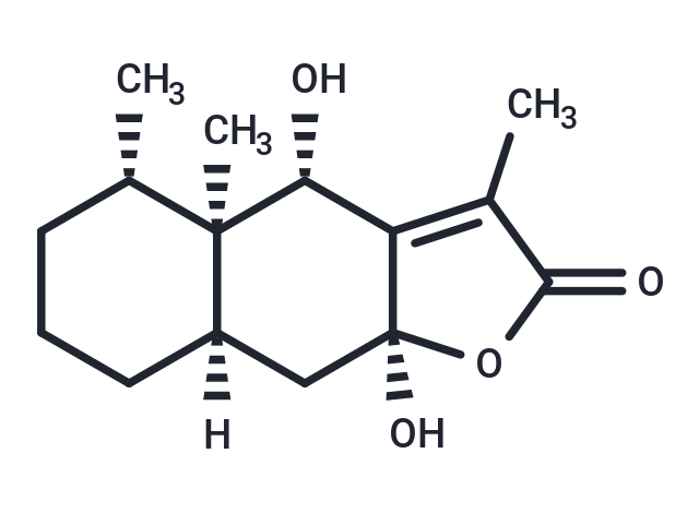 6β,8-Dihydroxyeremophil-7(11)-en-12,8-olide