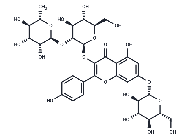 Kaempferol 3-O-neohesperidoside 7-O-glucoside