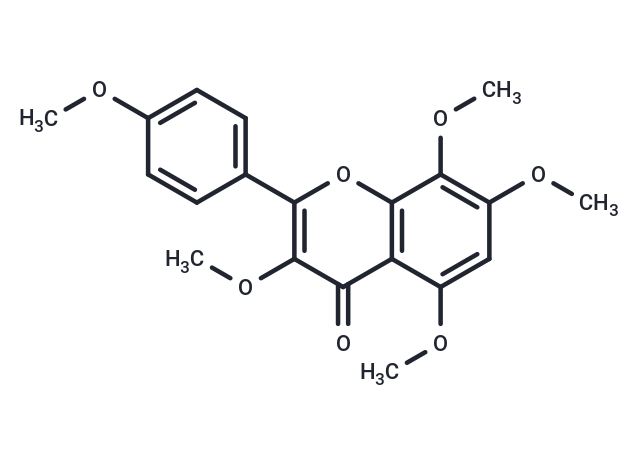 4H-1-Benzopyran-4-one, 3,5,7,8-tetramethoxy-2-(4-methoxyphenyl)-