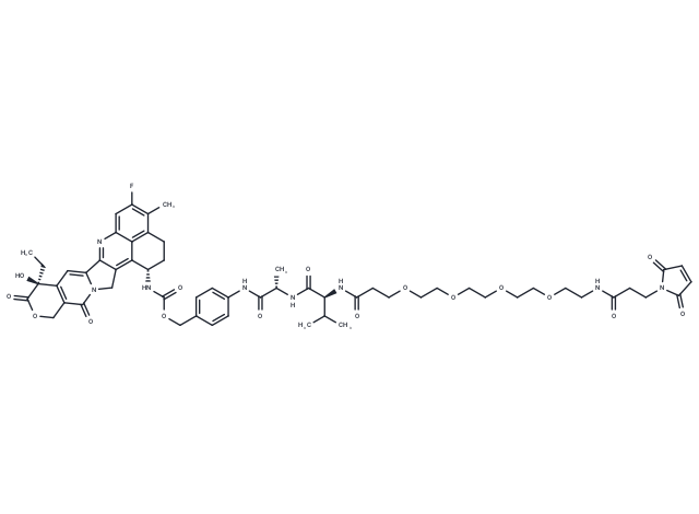 Mc-PEG4-Val-Ala-PAB-Exatecan