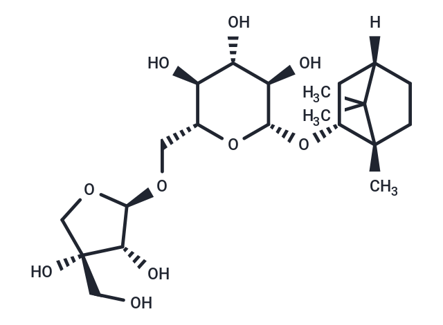 L-Borneol 7-O-[β-D-apiofuranosyl-(1→6)]-β-D-glucopyranoside