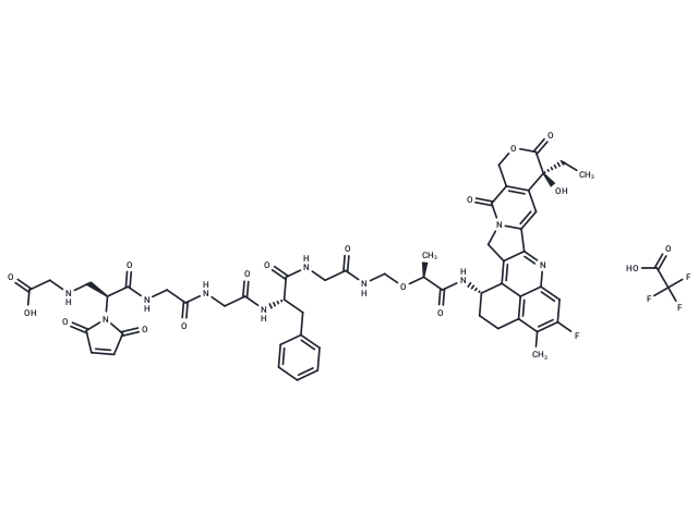 Gly-Mal-GGFG-Deruxtecan 2-hydroxypropanamide TFA