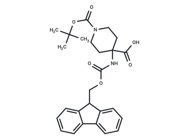 4-(9H-fluoren-9-ylmethoxycarbonylamino)-piperidine-1,4-dicarboxylic acid mono-tert-butyl ester