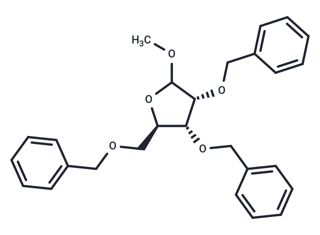 Methyl  2,3,5-tri-O-benzyl-D-ribofuranoside