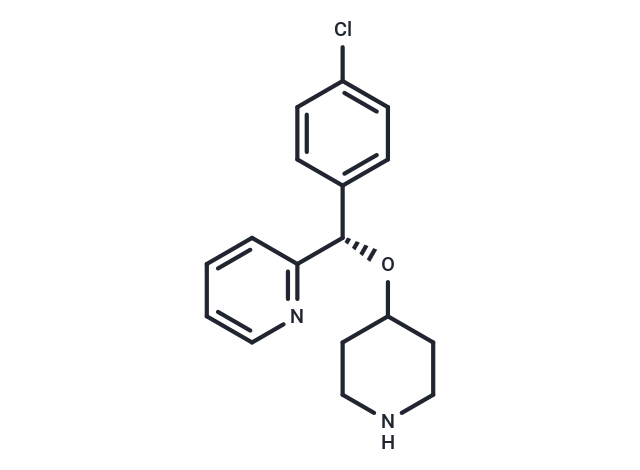 (S)-2-((4-Chlorophenyl)(piperidin-4-yloxy)methyl)pyridine