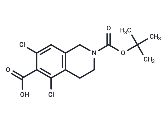 2-(tert-Butoxycarbonyl)-5,7-dichloro-1,2,3,4-tetrahydroisoquinoline-6-carboxylic acid