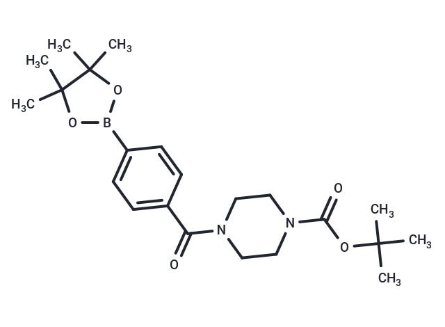 tert-Butyl 4-(4-(4,4,5,5-tetramethyl-1,3,2-dioxaborolan-2-yl)benzoyl)piperazine-1-carboxylate