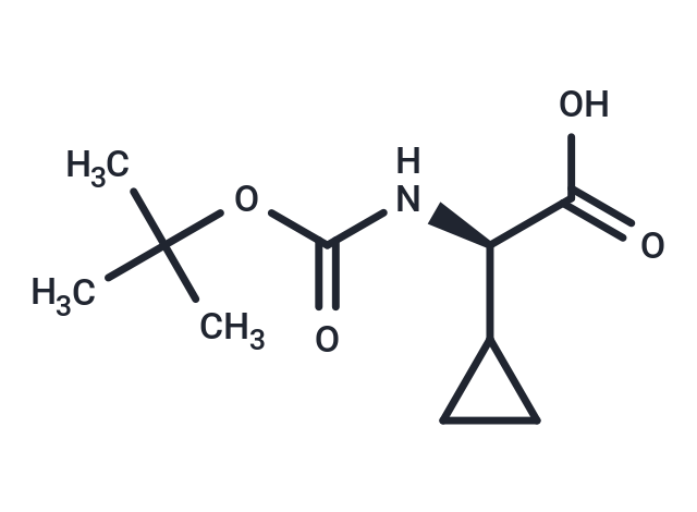 (R)-2-((tert-Butoxycarbonyl)amino)-2-cyclopropylacetic acid