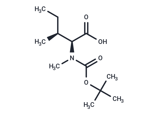 (2S,3S)-2-((tert-Butoxycarbonyl)(methyl)amino)-3-methylpentanoic acid