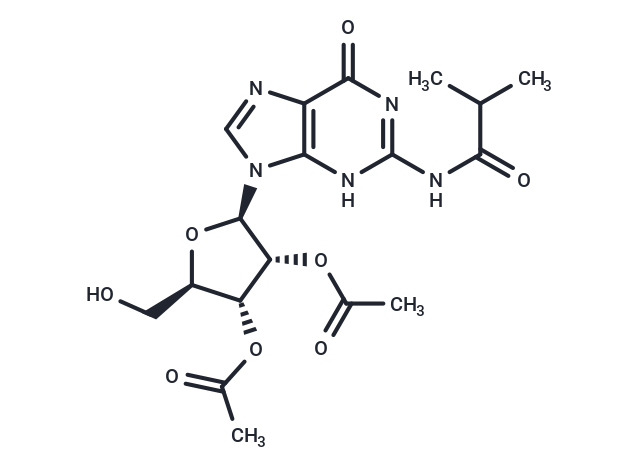 N-Isobutyryl-2', 3'-acetyl-guanosine
