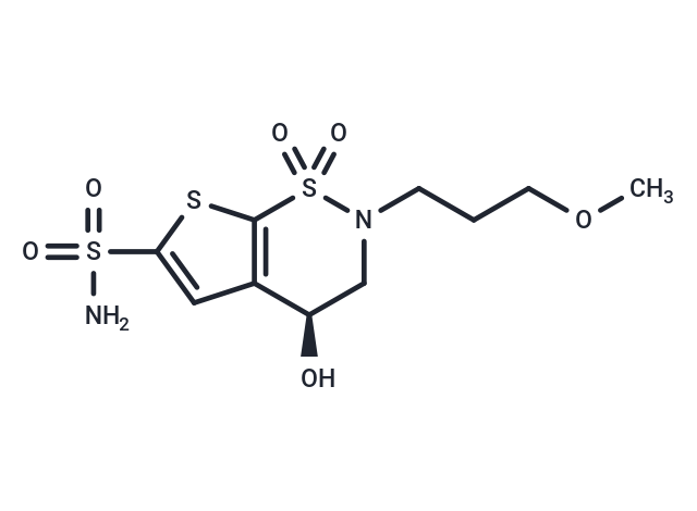 (S)-4-Hydroxy-2-(3-methoxypropyl)-3,4-dihydro-2H-thieno[3,2-e][1,2]thiazine-6-sulfonamide 1,1-dioxide