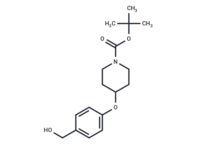 tert-Butyl 4-(4-(hydroxymethyl)phenoxy)piperidine-1-carboxylate