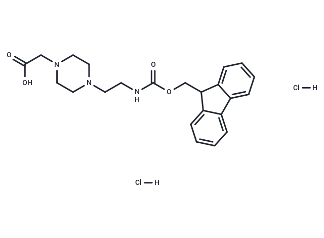 2-(4-(2-((((9H-Fluoren-9-yl)methoxy)carbonyl)amino)ethyl)piperazin-1-yl)acetic acid dihydrochloride