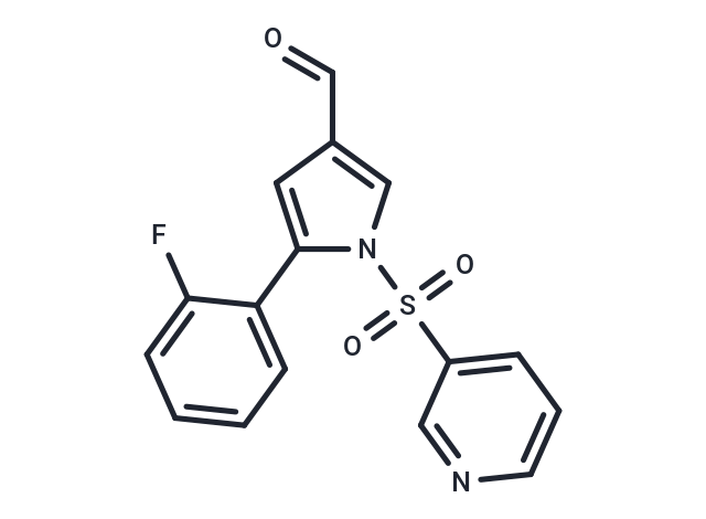 5-(2-Fluorophenyl)-1-(pyridin-3-ylsulfonyl)-1H-pyrrole-3-carbaldehyde