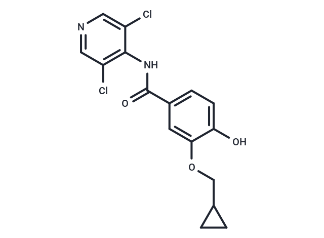 3-(Cyclopropylmethoxy)-N-(3,5-dichloropyridin-4-yl)-4-hydroxybenzamide