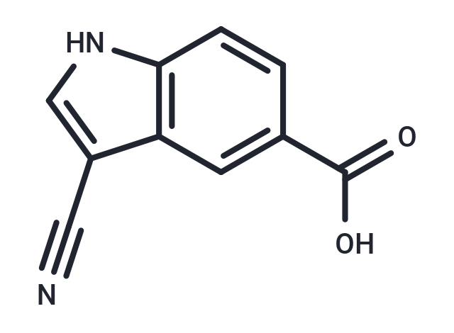 3-Cyano-1H-indole-5-carboxylic acid