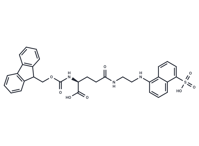 Fmoc-Glu(Edans)-OH