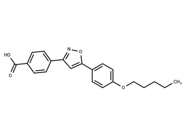 4-(5-(4-(Pentyloxy)phenyl)isoxazol-3-yl)benzoic acid