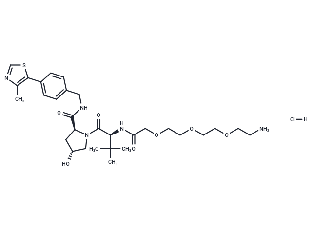 (S,R,S)-AHPC-PEG3-NH2 hydrochloride