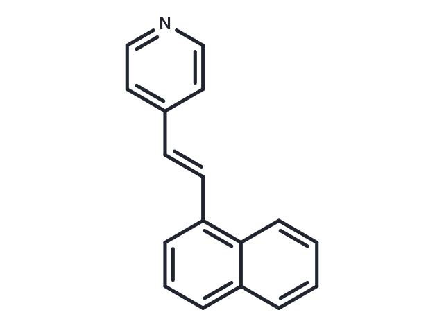 Naphthylvinylpyridine
