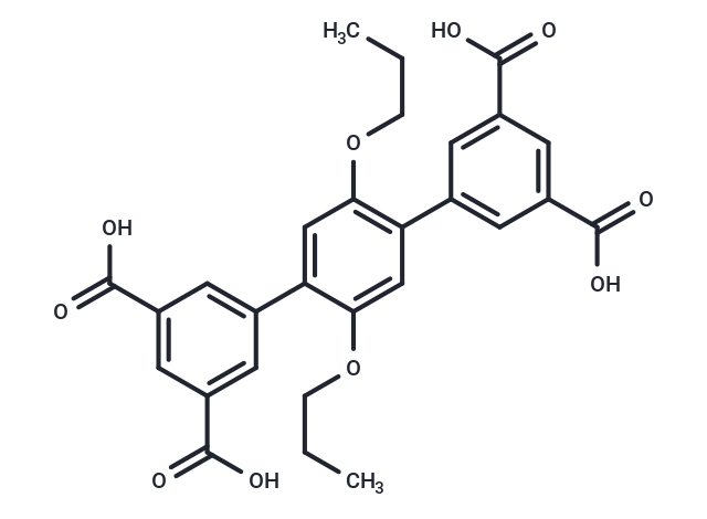 2',5'-Dipropoxy-[1,1':4',1''-terphenyl]-3,3'',5,5''-tetracarboxylic acid