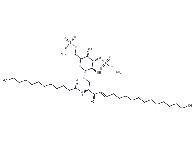 C12 Di-Sulfo galactosyl(β) ceramide (d18:1/12:0) diammonium