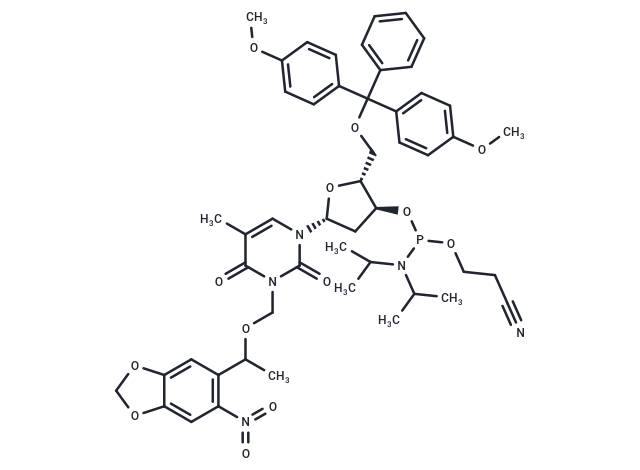 NPOM caged-dT-CE phosphoramidite
