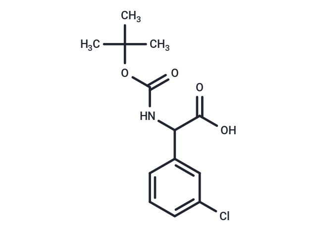 2-((tert-Butoxycarbonyl)amino)-2-(3-chlorophenyl)acetic acid