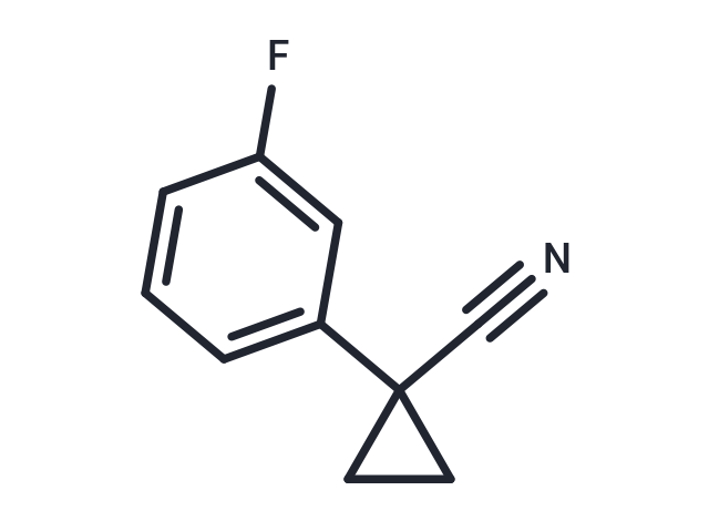 1-(3-fluorophenyl)cyclopropane-1-carbonitrile