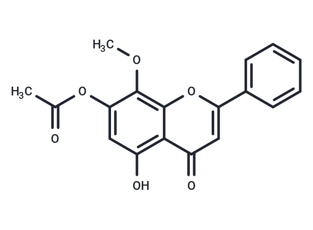 5-Hydroxy-7-acetoxy-8-methoxyflavone