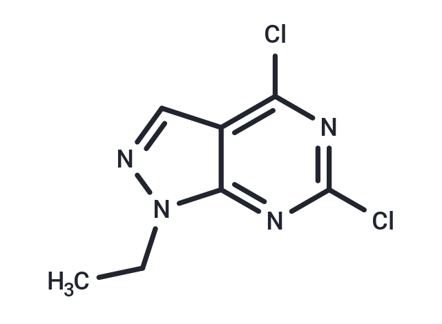 4,6-dichloro-1-ethyl-1H-pyrazolo[3,4-d]pyrimidine