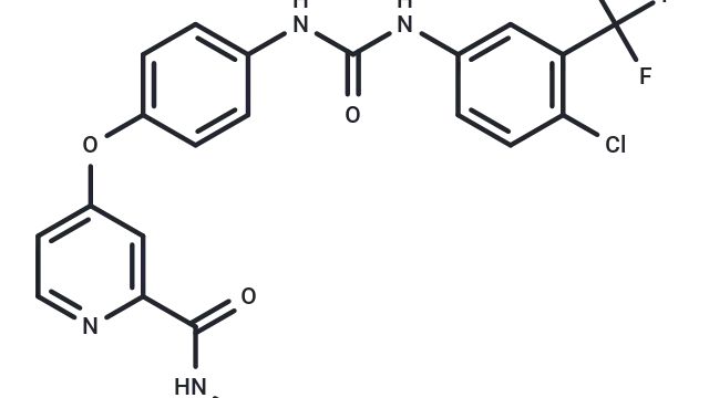 TargetMol Star Molecule—Sorafenib (Cat. No. T0093L, CAS 284461-73-0), a Multikinase Inhibitor Blocking Raf and VEGF/PDGF Receptor Signaling